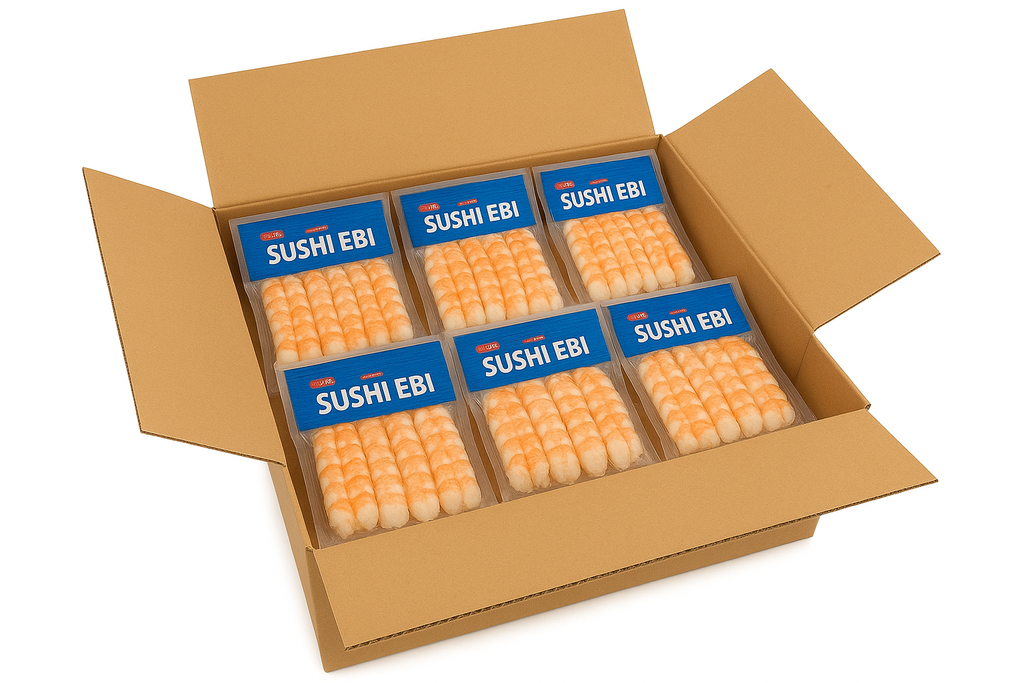 Sushi ebi 6L - box (20 tray)