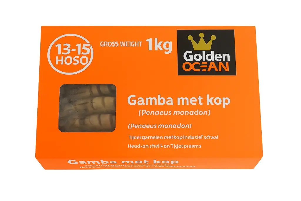 Golden ocean gamba 13/15 hoso - 80% (1KG)