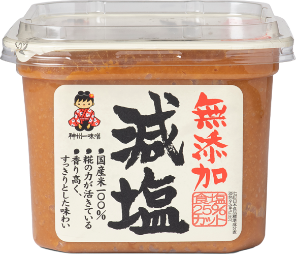 Shinsyu-ichi soybean paste less salt (750g)