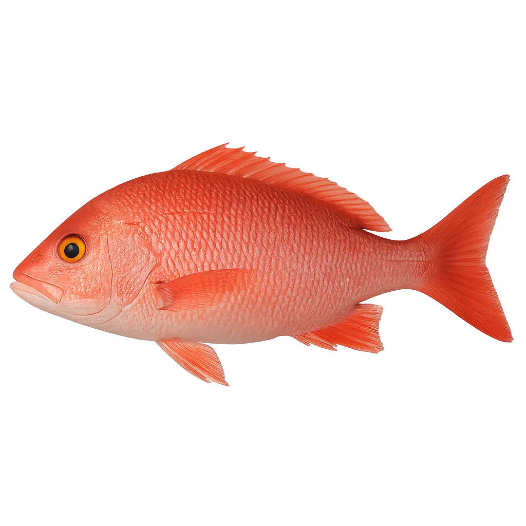 Verse rode snapper (exotische vis)