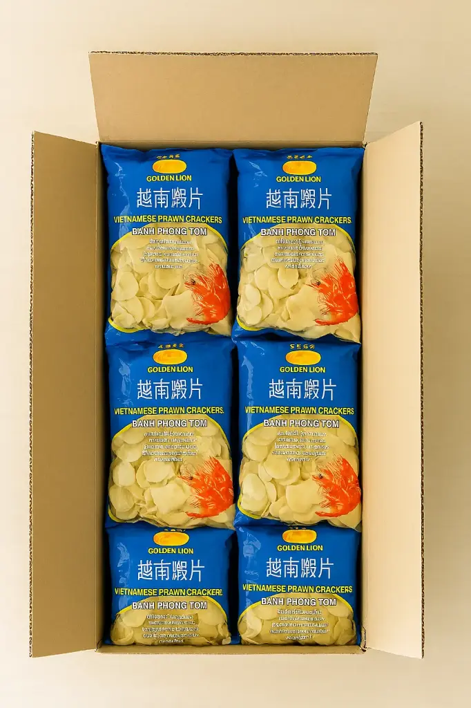 Golden lion Vietnamees kroepoek - doos (6x2kg)