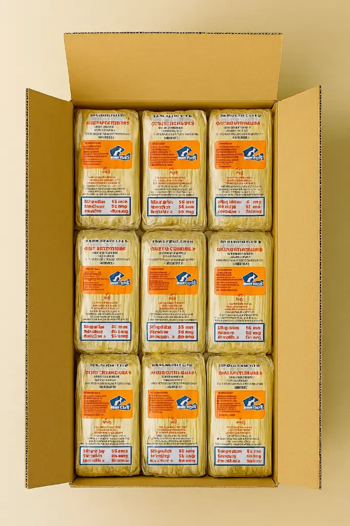 Chantaboon rice noodles/stick 5mm - box (34x400 gr)