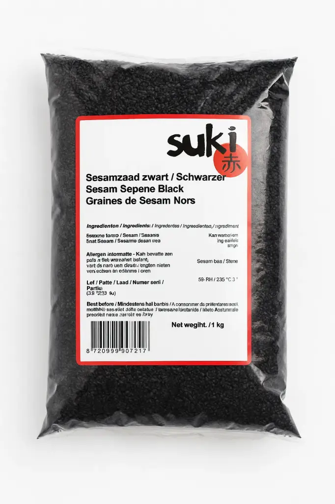 Suki sesamzaad zwart (1kg)