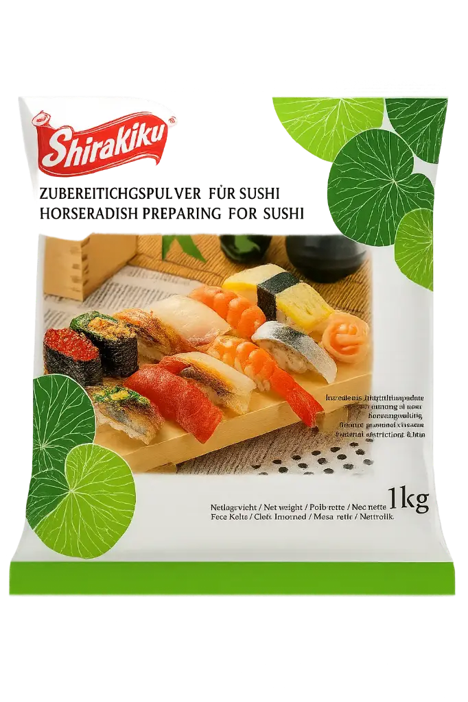 Shirakiku wasabipoeder (1kg)