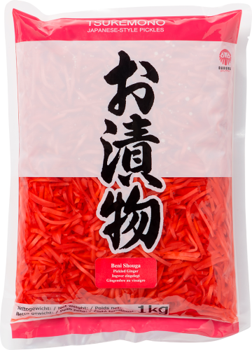 Beni Shoga Shredded Pickled Ginger pouch (1kg)