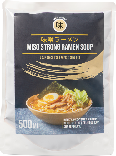 Itamae Miso strong ramen soup pouch (500ml)
