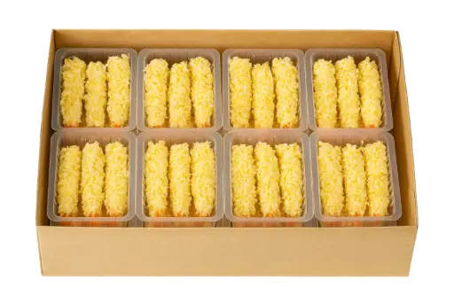 Seacon tempura ebi 2L - doos (10x250g tray)