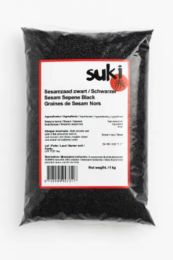 Suki sesamzaad zwart (1kg)